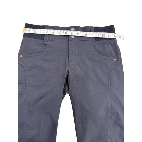 Title Nine Clamber Shorts Navy Blue Technical Stretch 12" Womens Size 2 NEW - Picture 8 of 9